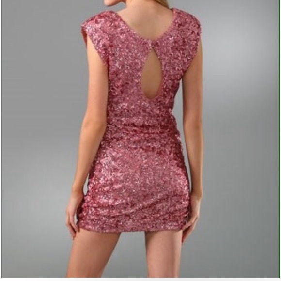 Alice + Olivia Sequin Mini Dress - Picture 7 of 12